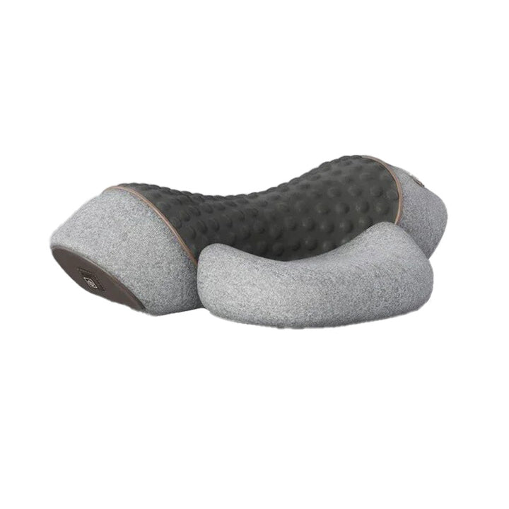 Premium Electric Neck Massager Pillow with Hot Compress & Vibration, Cervical Spine Support for Improved Sleep and Pain Relief, USB Rechargeable