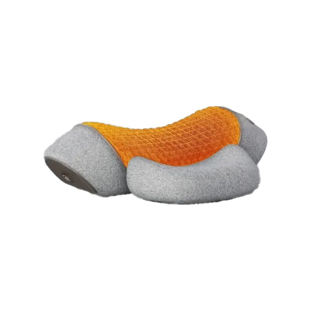 Premium Electric Neck Massager Pillow with Hot Compress & Vibration, Cervical Spine Support for Improved Sleep and Pain Relief, USB Rechargeable