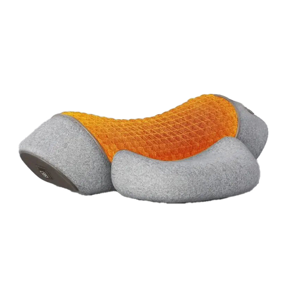 Premium Electric Neck Massager Pillow with Hot Compress & Vibration, Cervical Spine Support for Improved Sleep and Pain Relief, USB Rechargeable