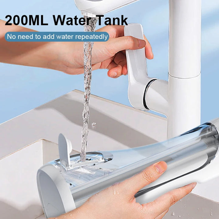 Premium Electric Oral Irrigator – USB Rechargeable Waterproof Water Flosser with 3 Cleaning Modes and 4 Nozzles
