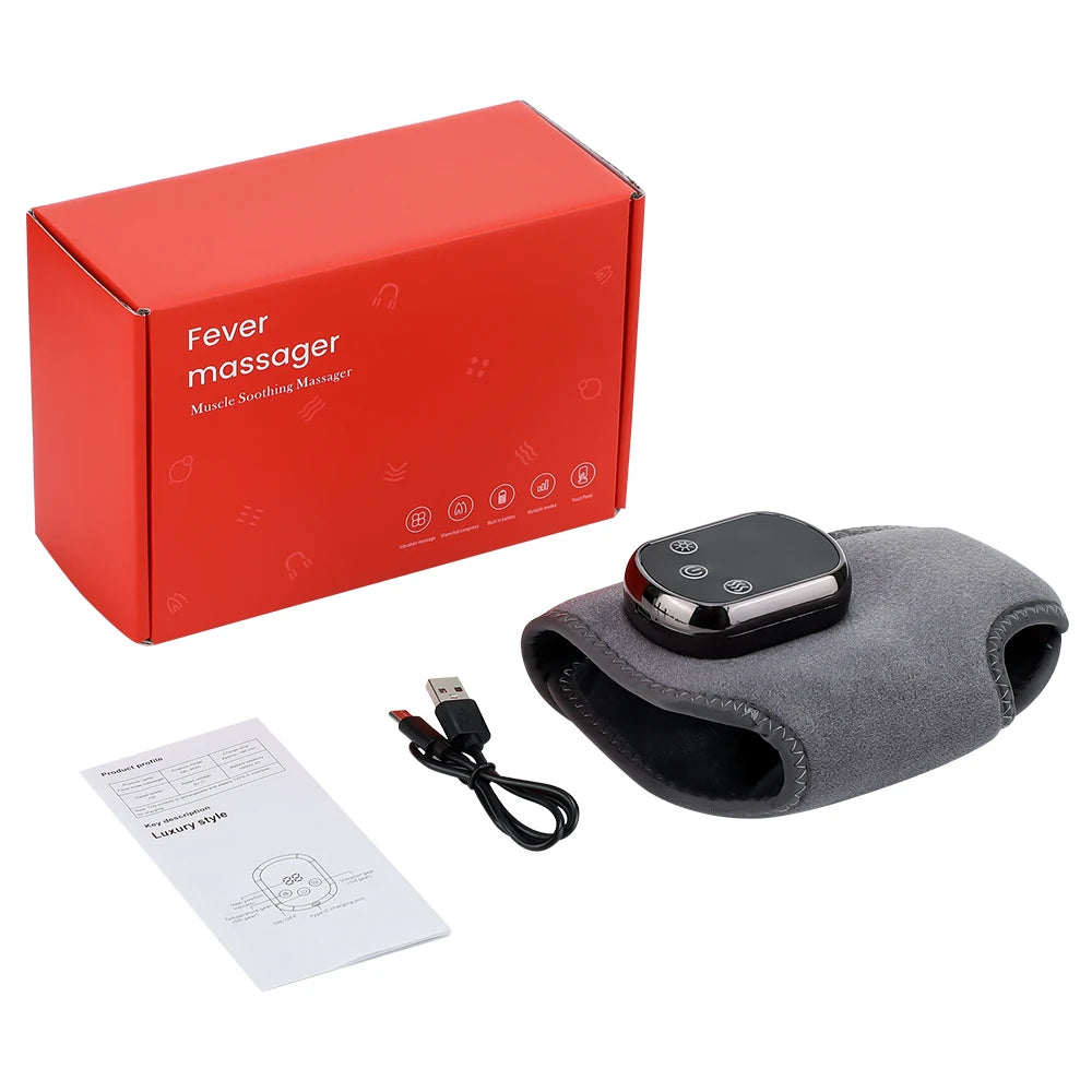 Premium Electric Wrist Brace – Adjustable Heating and Vibration Compression Wrap for Hand and Ankle Support