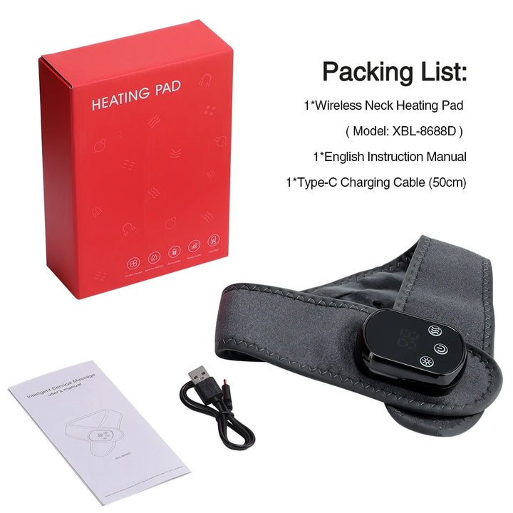 Premium Electric Wrist Brace – Adjustable Heating and Vibration Compression Wrap for Hand and Ankle Support