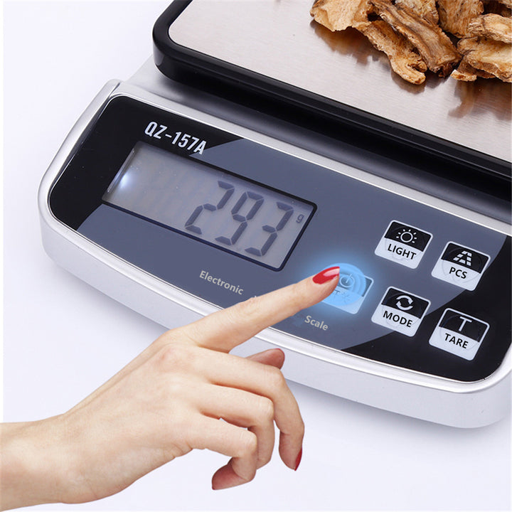 Premium Electronic Kitchen Scale - USB Rechargeable Smart Digital Balance for Food, Coffee, and Baking (3KG/5KG/10KG Capacity)