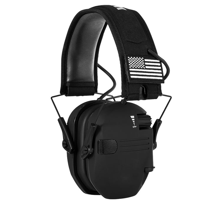 Premium Electronic Shooting Earmuffs with ARC Rail Mount – Tactical Helmet Headset for Noise Reduction, Intelligent Sound Pickup, NRR 22dB, Ideal for Airsoft, Hunting, and Outdoor Sports