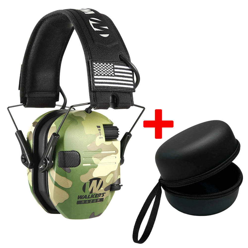 Premium Electronic Shooting Earmuffs with ARC Rail Mount – Tactical Helmet Headset for Noise Reduction, Intelligent Sound Pickup, NRR 22dB, Ideal for Airsoft, Hunting, and Outdoor Sports