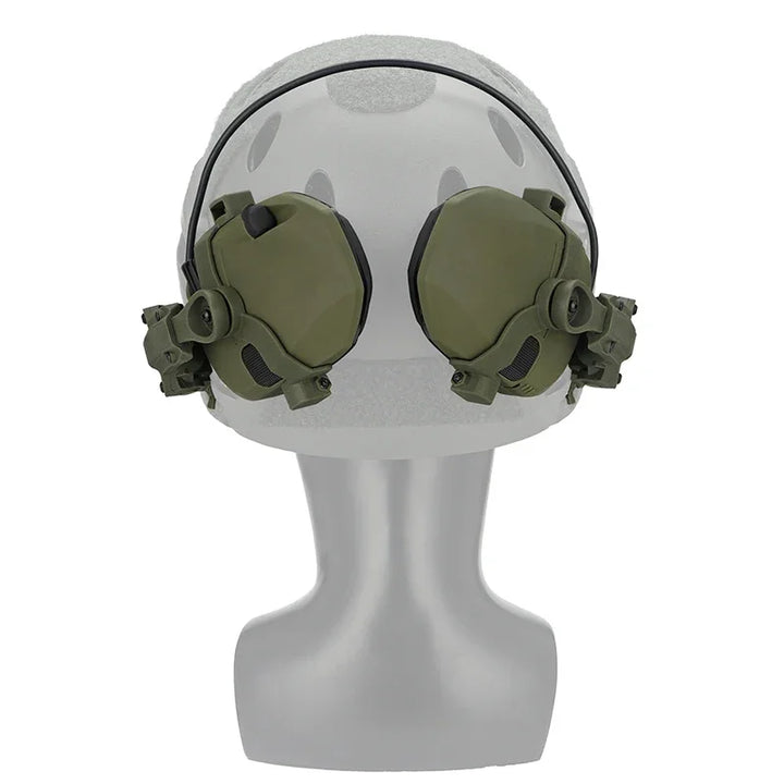 Premium Electronic Shooting Earmuffs with ARC Rail Mount – Tactical Helmet Headset for Noise Reduction, Intelligent Sound Pickup, NRR 22dB, Ideal for Airsoft, Hunting, and Outdoor Sports