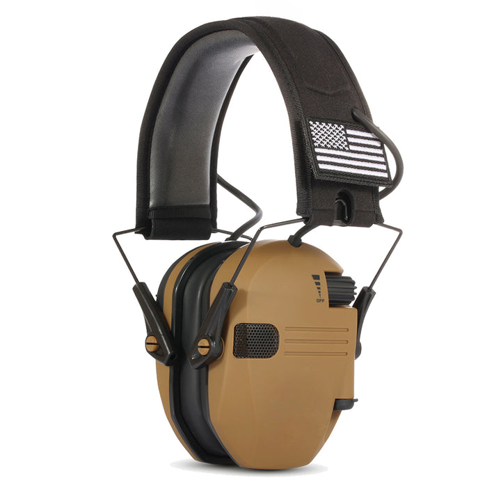 Premium Electronic Shooting Earmuffs with ARC Rail Mount – Tactical Helmet Headset for Noise Reduction, Intelligent Sound Pickup, NRR 22dB, Ideal for Airsoft, Hunting, and Outdoor Sports