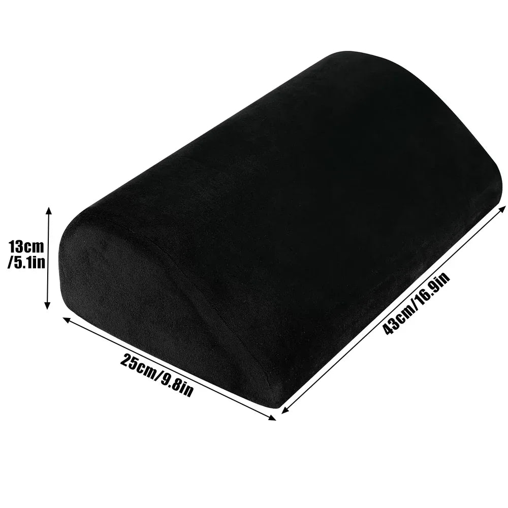 Premium Ergonomic Foot Rest for Under Desk, Office Foot Stool for Comfort and Support, Anti-Slip Footrest Pillow for Work, Home, Car - Improves Posture & Relieves Foot Fatigue