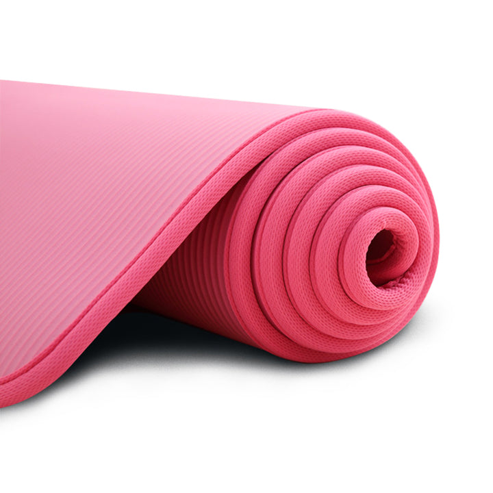 Premium Extra Thick Yoga Mat – 10mm Non-Slip, Environmental NRB Material – 183x61cm, Reversible, Durable, Easy to Clean – Ideal for Yoga, Pilates, Exercise & Fitness