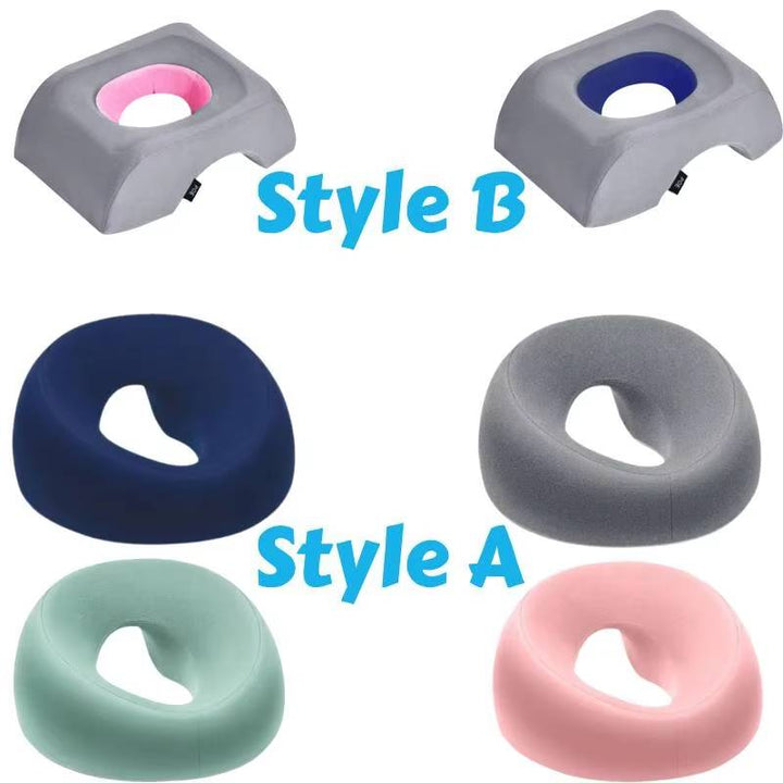 Premium Face Down Pillow – Memory Foam Prone Pillow for Comfortable Resting & Massage – Ergonomic Headrest for Beauty Salons & Home Use, Anti-Slip Zipper Design with Pillow Towel
