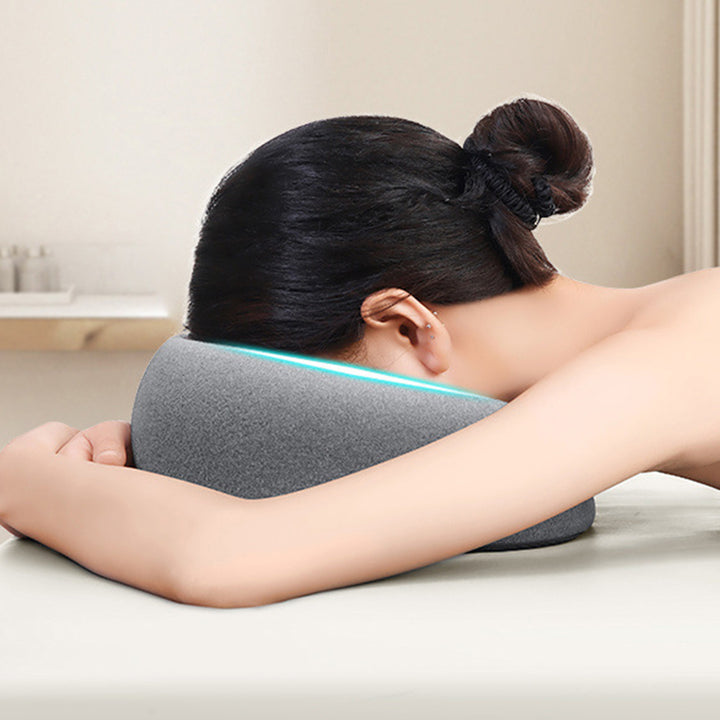 Premium Face Down Pillow – Memory Foam Prone Pillow for Comfortable Resting & Massage – Ergonomic Headrest for Beauty Salons & Home Use, Anti-Slip Zipper Design with Pillow Towel