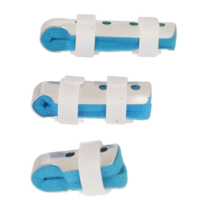 Premium Finger Splints Set for Knuckle Immobilization – 3-Sizes Adjustable Aluminum Alloy Protective Splints for Finger Injuries, Breathable EVA Pads, Comfortable, Easy to Use, Suitable for Adults and Children