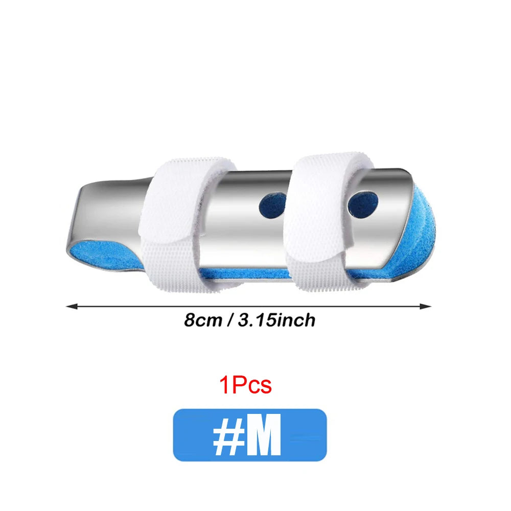 Premium Finger Splints Set for Knuckle Immobilization – 3-Sizes Adjustable Aluminum Alloy Protective Splints for Finger Injuries, Breathable EVA Pads, Comfortable, Easy to Use, Suitable for Adults and Children