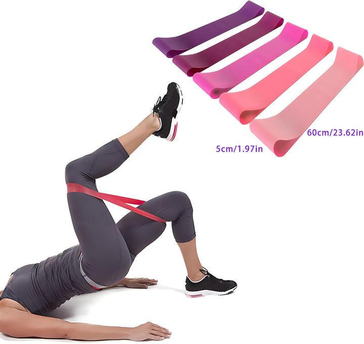 Premium Fitness Resistance Band – Hip Expander for Buttocks & Lower Body Workout, Elastic Squat Band for Home Gym, Yoga, Pilates & Sports – Multiple Resistance Levels (Light to Heavy)