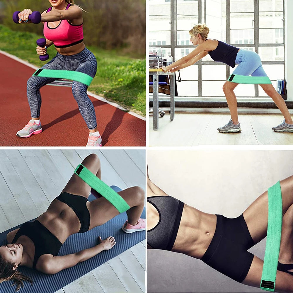 Premium Fitness Resistance Band – Hip Expander for Buttocks & Lower Body Workout, Elastic Squat Band for Home Gym, Yoga, Pilates & Sports – Multiple Resistance Levels (Light to Heavy)