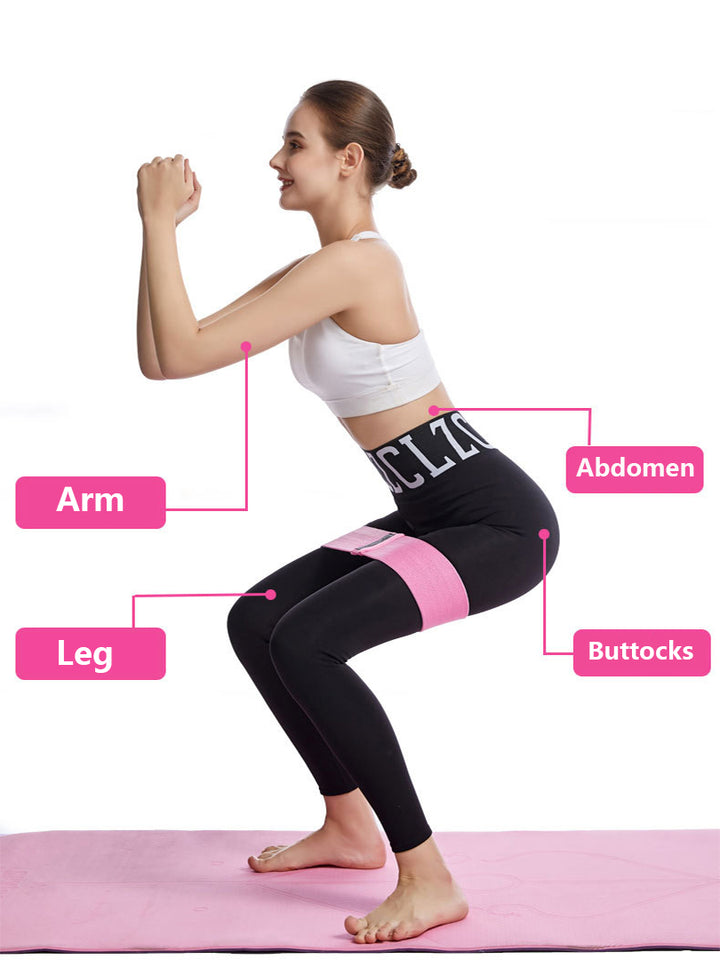 Premium Fitness Resistance Band – Hip Expander for Buttocks & Lower Body Workout, Elastic Squat Band for Home Gym, Yoga, Pilates & Sports – Multiple Resistance Levels (Light to Heavy)