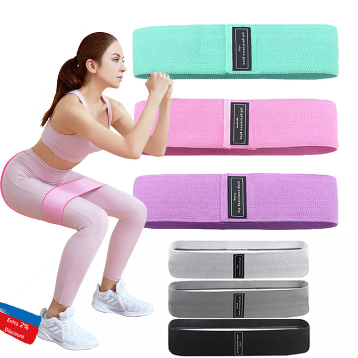 Premium Fitness Resistance Band – Hip Expander for Buttocks & Lower Body Workout, Elastic Squat Band for Home Gym, Yoga, Pilates & Sports – Multiple Resistance Levels (Light to Heavy)