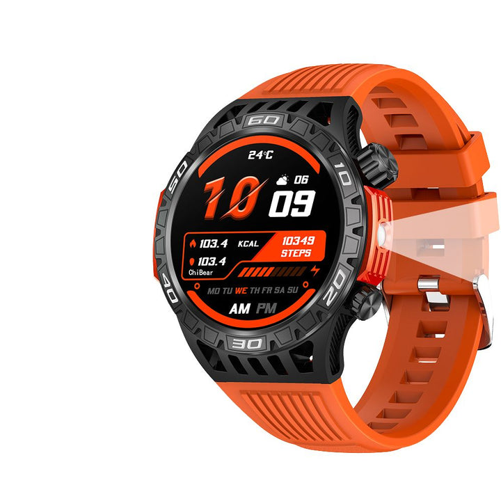 Premium Fitness Smart Watch for Men – 1.46" Display, Heart Rate Monitor, Blood Pressure, IP68 Waterproof, Bluetooth Calling, Sports Tracker, Compass