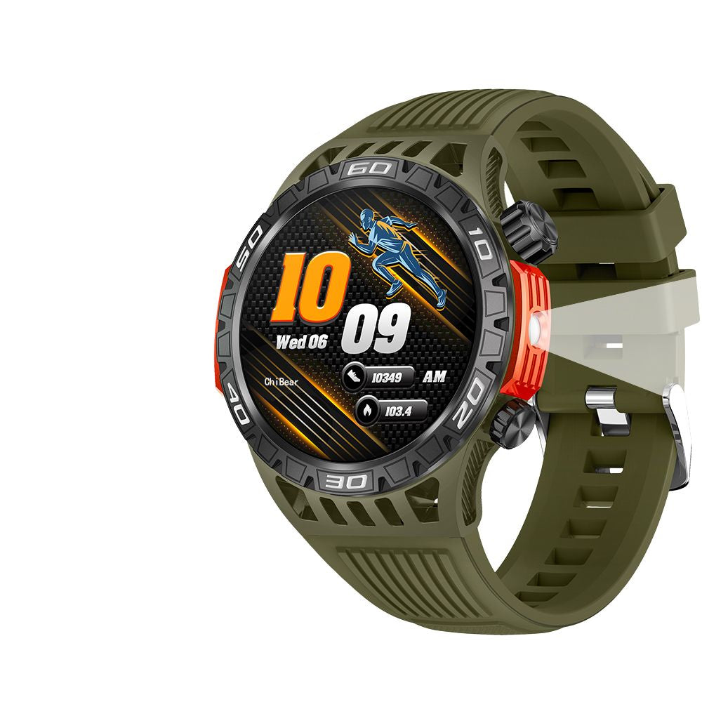 Premium Fitness Smart Watch for Men – 1.46" Display, Heart Rate Monitor, Blood Pressure, IP68 Waterproof, Bluetooth Calling, Sports Tracker, Compass