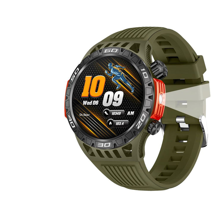 Premium Fitness Smart Watch for Men – 1.46" Display, Heart Rate Monitor, Blood Pressure, IP68 Waterproof, Bluetooth Calling, Sports Tracker, Compass