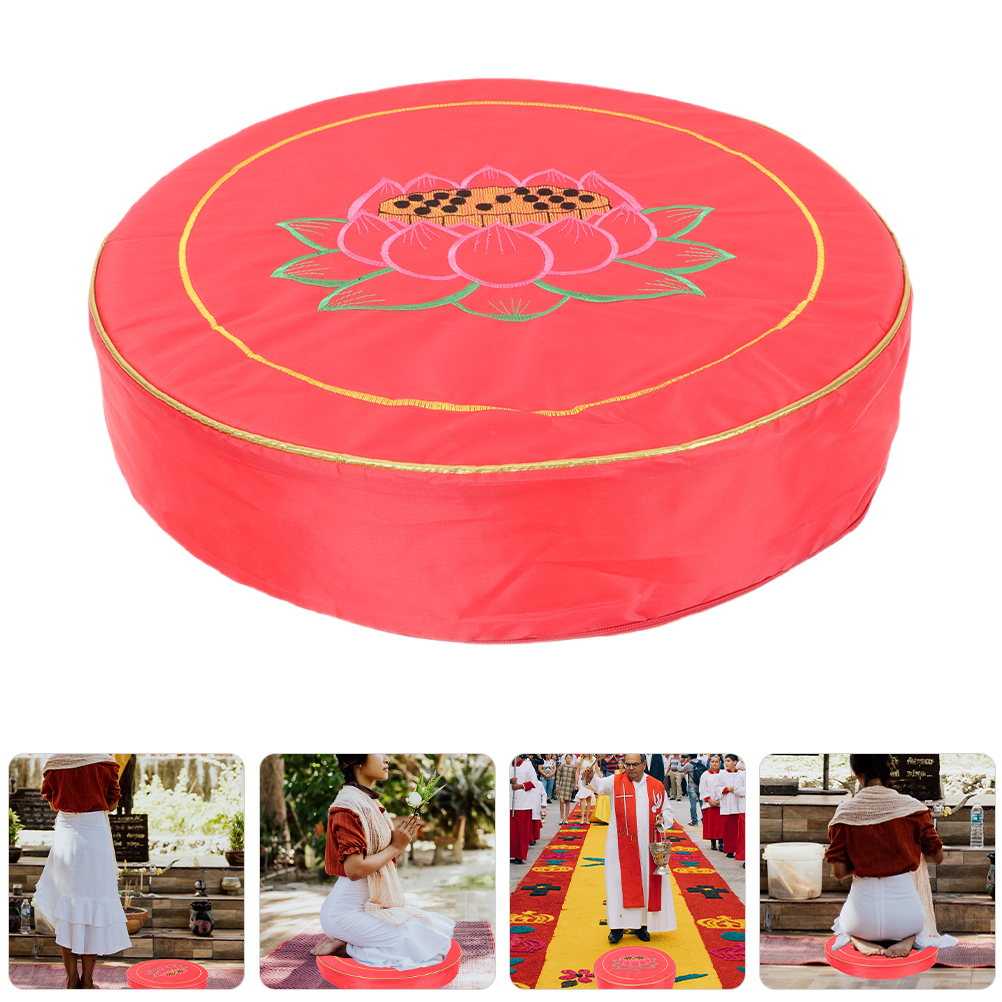 Premium Floor Cushion for Meditation & Yoga – Comfortable Tatami Mat Seat Pad – Soft Pearl Wool & Cloth Material – Perfect for Sitting, Prayer & Worship – Durable & Easy to Carry
