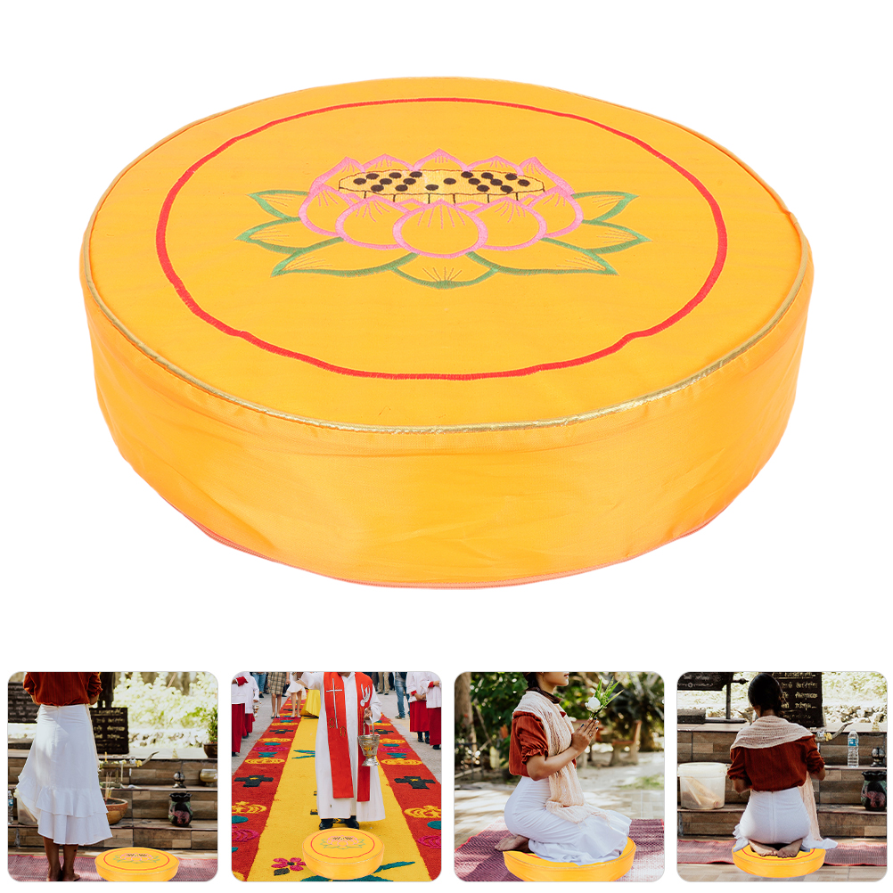 Premium Floor Cushion for Meditation & Yoga – Comfortable Tatami Mat Seat Pad – Soft Pearl Wool & Cloth Material – Perfect for Sitting, Prayer & Worship – Durable & Easy to Carry