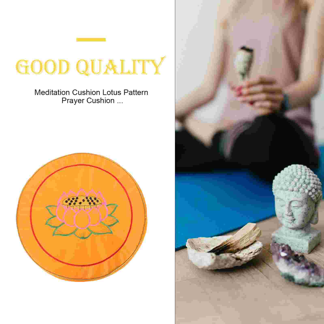 Premium Floor Cushion for Meditation & Yoga – Comfortable Tatami Mat Seat Pad – Soft Pearl Wool & Cloth Material – Perfect for Sitting, Prayer & Worship – Durable & Easy to Carry