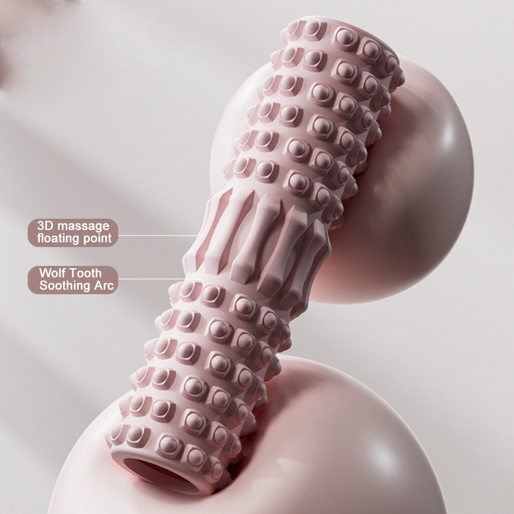 Premium Foam Roller for Muscle Massage – Medium-Density Yoga & Pilates Stretching Tool, Ideal for Back, Legs, Arms, and Hips, Deep Tissue Body Roller for Fitness and Recovery
