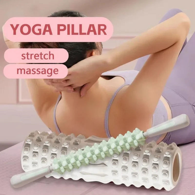 Premium Foam Roller for Muscle Massage – Medium-Density Yoga & Pilates Stretching Tool, Ideal for Back, Legs, Arms, and Hips, Deep Tissue Body Roller for Fitness and Recovery