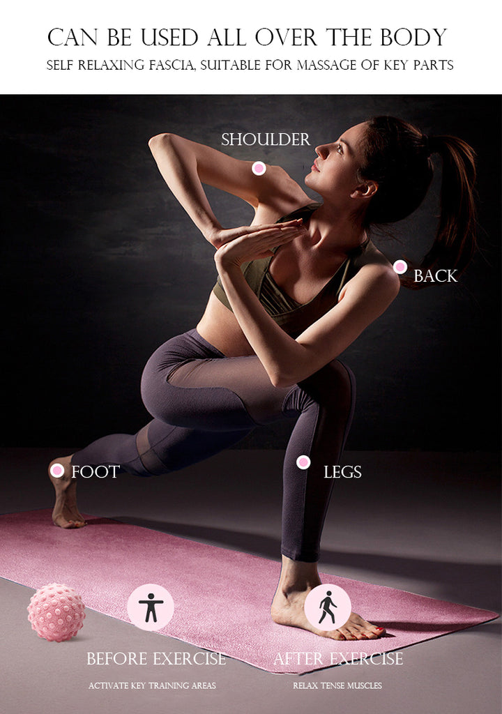 Premium Foot Massage Ball – TPR Massage Roller for Muscle Relaxation, Fascia Relief, and Body Care – Perfect for Legs, Hands, and Yoga Fitness Recovery