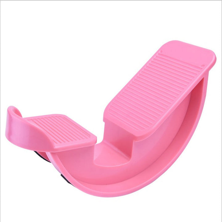 Premium Foot Stretcher Rocker Arm – Curved Ankle & Calf Stretching Board for Yoga, Fitness, Balance & Stability Training – Non-Slip ABS Tool for Stretching & Sole Relaxation