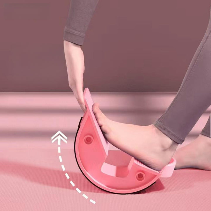Premium Foot Stretcher Rocker Arm – Curved Ankle & Calf Stretching Board for Yoga, Fitness, Balance & Stability Training – Non-Slip ABS Tool for Stretching & Sole Relaxation