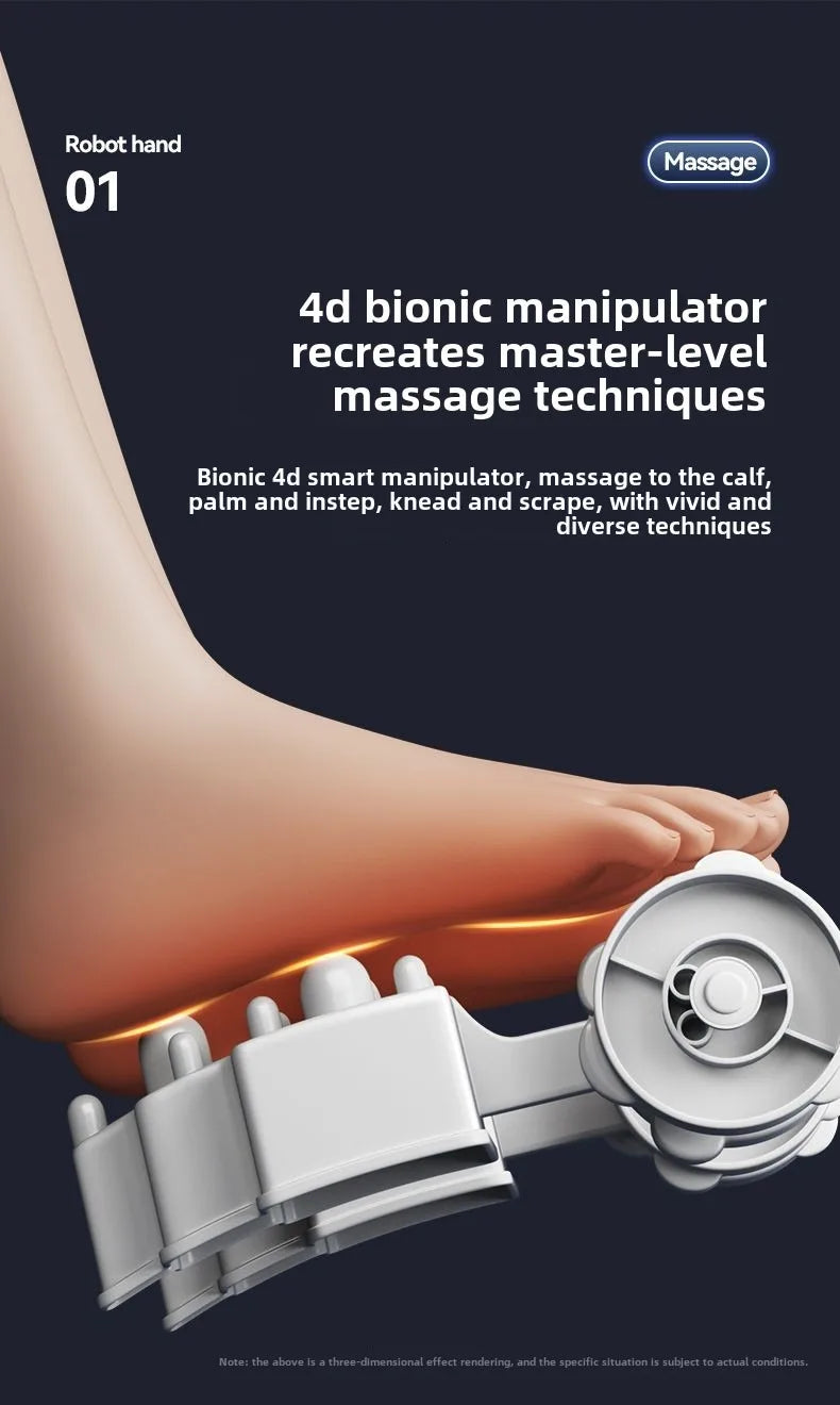 Premium Foot and Calf Massager – Shiatsu Deep Kneading Compression with Adjustable Heat for Women and Men