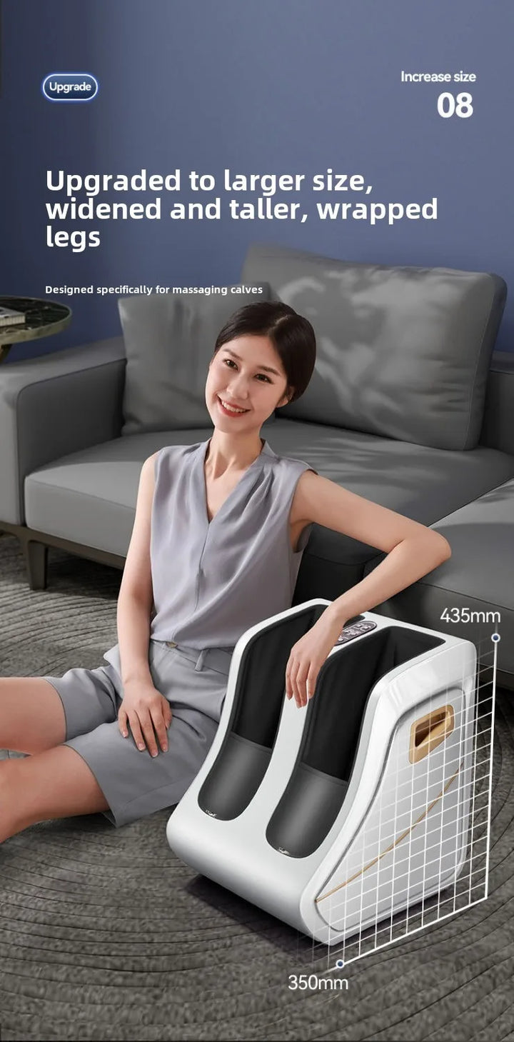 Premium Foot and Calf Massager – Shiatsu Deep Kneading Compression with Adjustable Heat for Women and Men