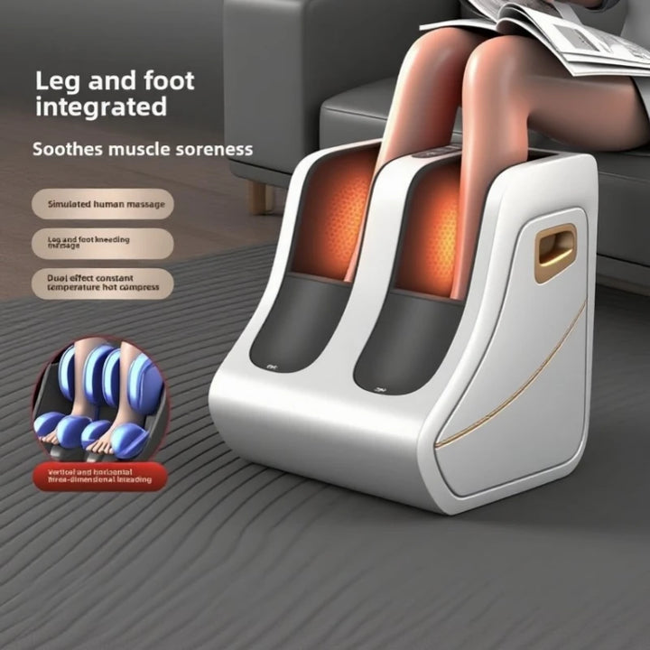 Premium Foot and Calf Massager – Shiatsu Deep Kneading Compression with Adjustable Heat for Women and Men