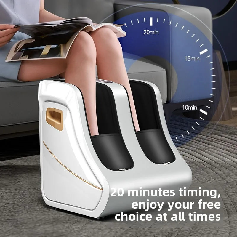 Premium Foot and Calf Massager – Shiatsu Deep Kneading Compression with Adjustable Heat for Women and Men