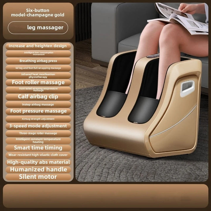 Premium Foot and Calf Massager – Shiatsu Deep Kneading Compression with Adjustable Heat for Women and Men