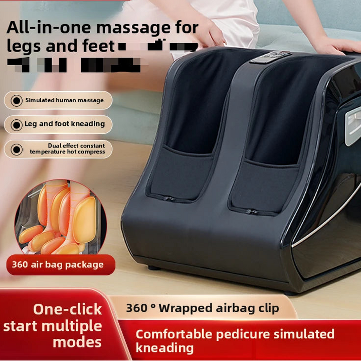 Premium Foot and Calf Massager – Shiatsu Deep Kneading Compression with Adjustable Heat for Women and Men