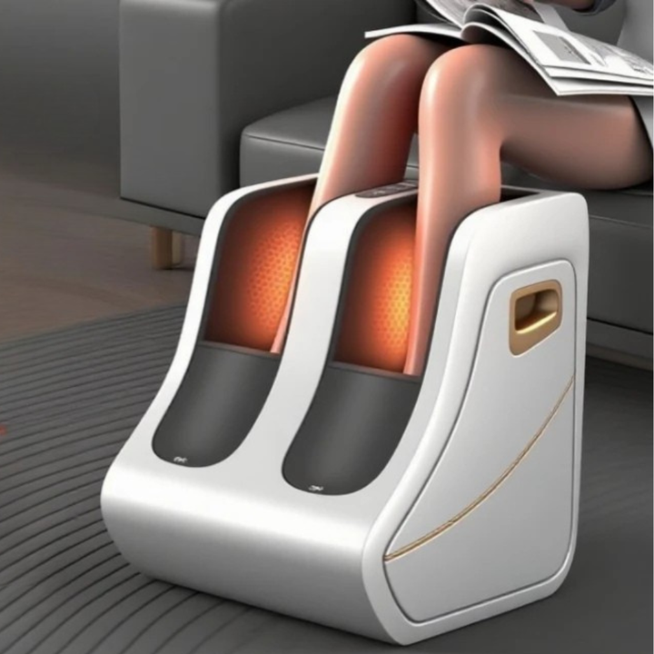 Premium Foot and Calf Massager – Shiatsu Deep Kneading Compression with Adjustable Heat for Women and Men