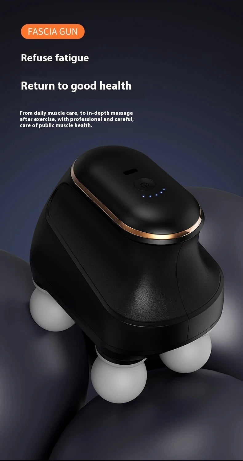 Premium Four Head Massage Gun – Portable High Frequency Percussion Muscle Massager for Neck Shoulder and Waist