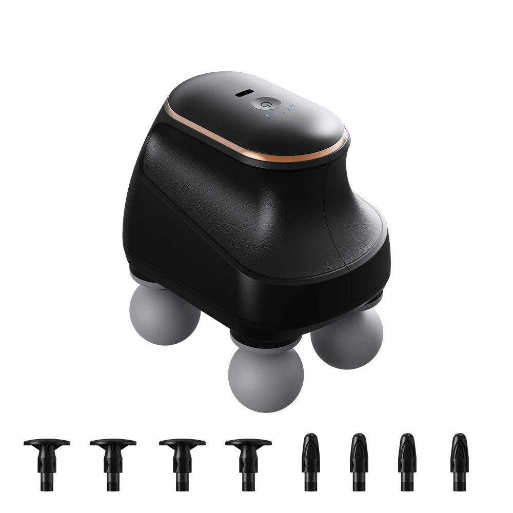 Premium Four Head Massage Gun – Portable High Frequency Percussion Muscle Massager for Neck Shoulder and Waist
