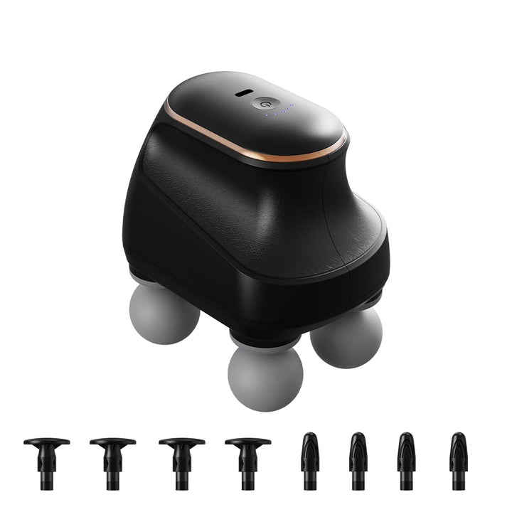 Premium Four Head Massage Gun – Portable High Frequency Percussion Muscle Massager for Neck Shoulder and Waist