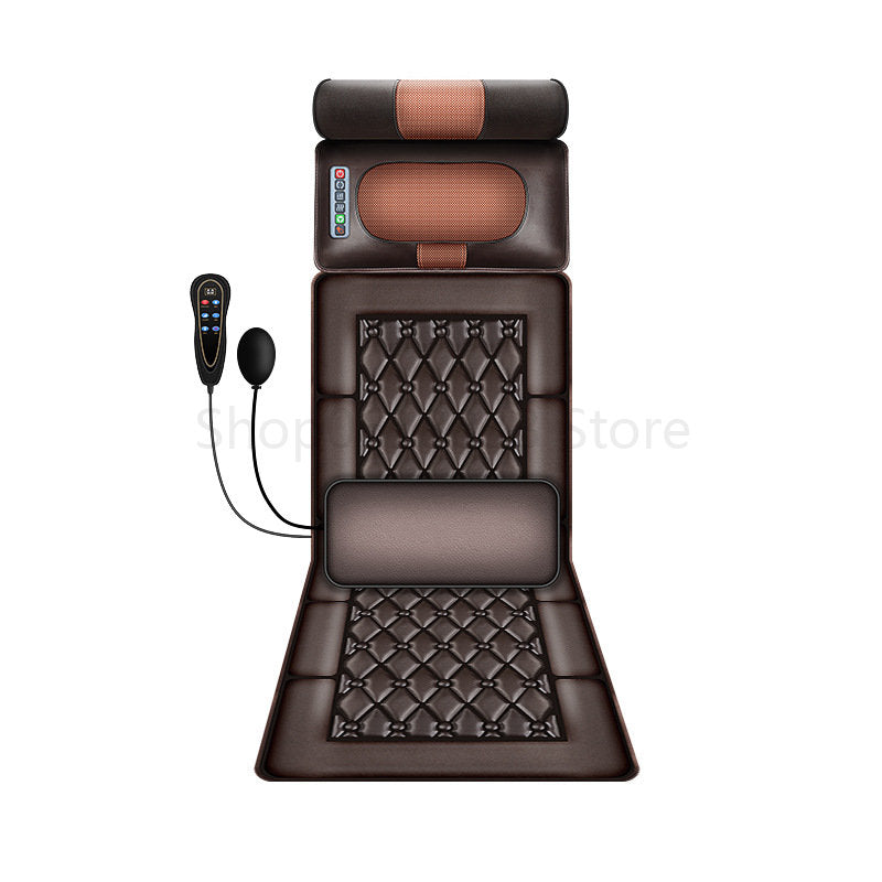 Premium Full Body Electric Massage Mattress with Heating & Vibration – Pain & Stress Relief for Neck, Back, Foot, and Body Relaxation