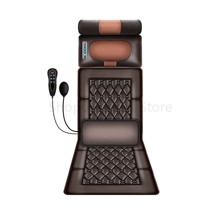 Premium Full Body Electric Massage Mattress with Heating & Vibration – Pain & Stress Relief for Neck, Back, Foot, and Body Relaxation