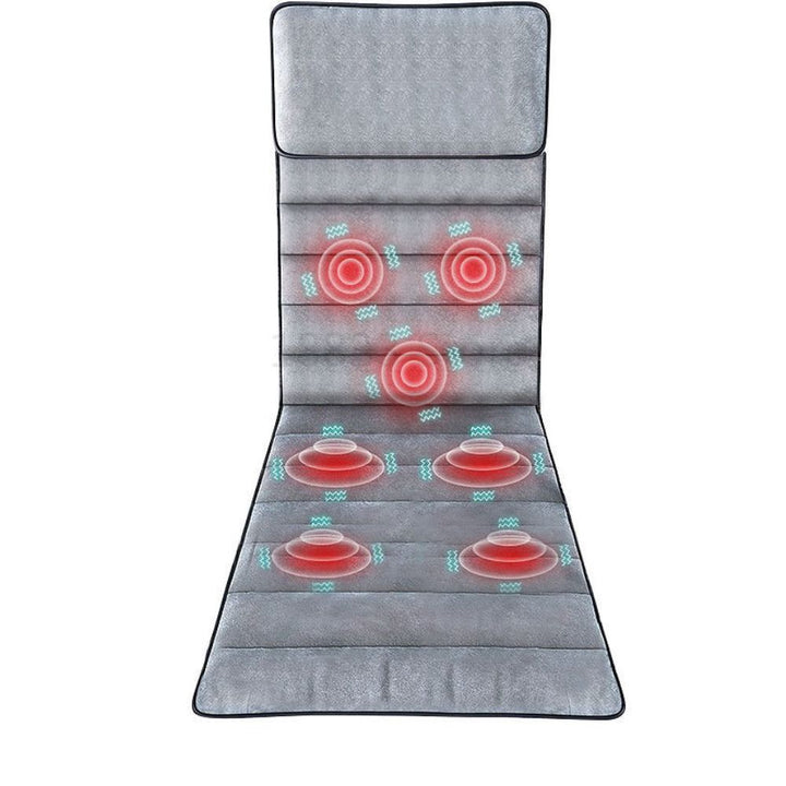 Premium Full Body Electric Massage Mattress with Heating & Vibration – Pain & Stress Relief for Neck, Back, Foot, and Body Relaxation
