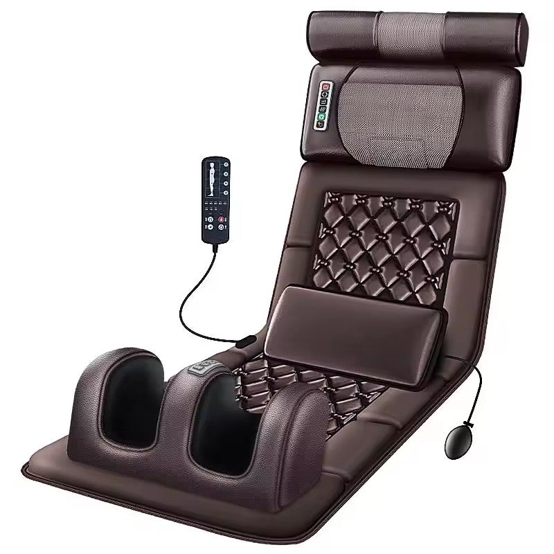Premium Full Body Electric Massage Mattress with Heating & Vibration – Pain & Stress Relief for Neck, Back, Foot, and Body Relaxation