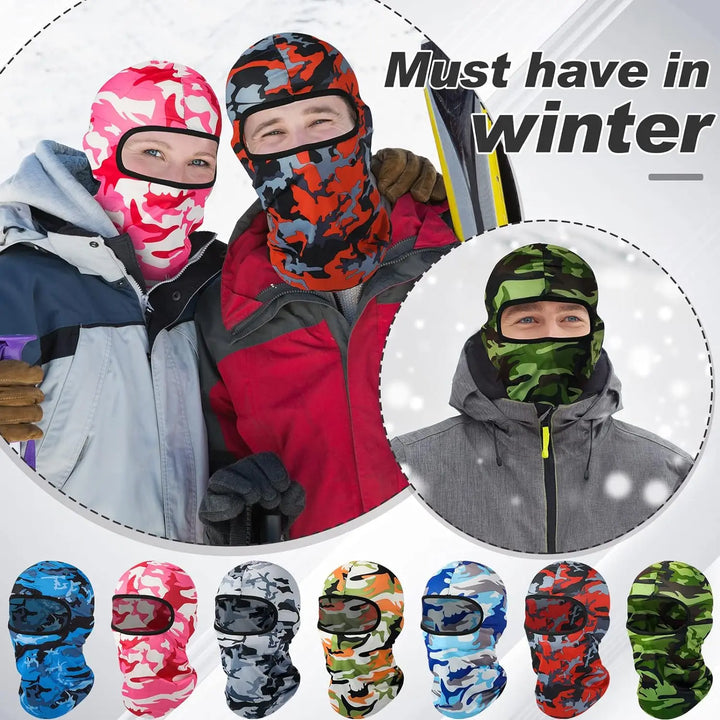 Premium Full Face Balaclava Mask – Outdoor Sports Ski, Motorcycle, Bike, and Tactical Riding Cap for Unisex, Summer Hood & Scarf, Single-Hole Design, Lightweight, Breathable, Ideal for Running, Cycling, MTB