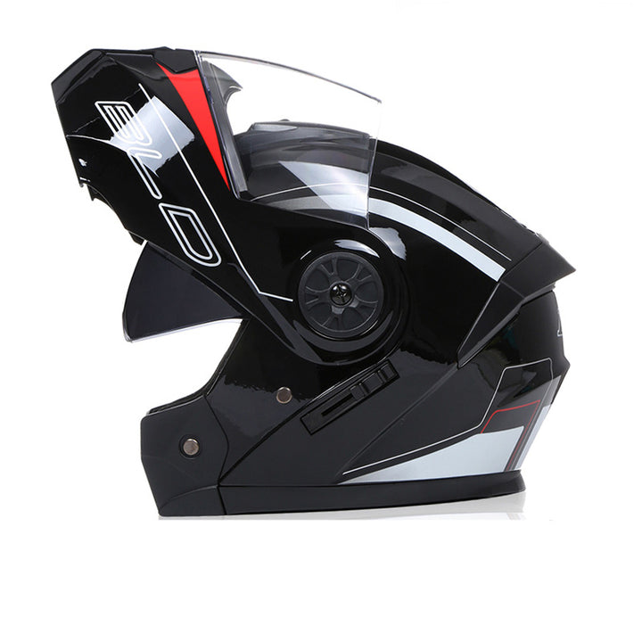 Premium Full Face Motorcycle Helmet - DOT & ECE Certified, Double Lens, Inner Sun Visor, Lightweight ABS Shell, Removable Nose Guard, Unisex for Men & Women, M/L/XL Sizes