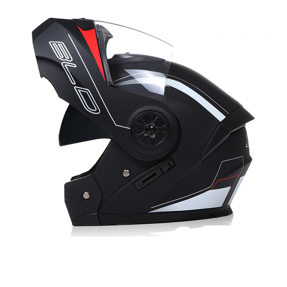 Premium Full Face Motorcycle Helmet - DOT & ECE Certified, Double Lens, Inner Sun Visor, Lightweight ABS Shell, Removable Nose Guard, Unisex for Men & Women, M/L/XL Sizes