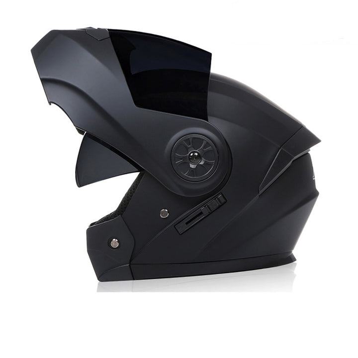 Premium Full Face Motorcycle Helmet - DOT & ECE Certified, Double Lens, Inner Sun Visor, Lightweight ABS Shell, Removable Nose Guard, Unisex for Men & Women, M/L/XL Sizes